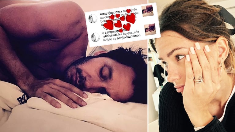 Benjamín publicó una foto en Instagram y la China le dejó un tierno comentario (Foto: Instagram)