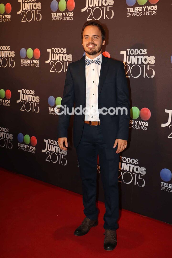 Benjamín Rojas, en la fiesta de Telefe. (Foto: Movilpress)