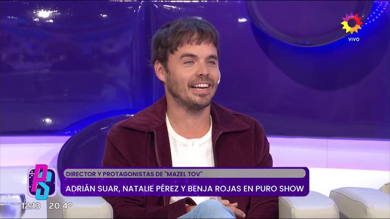 Benjamín Rojas en Puro Show (Foto: captura de eltrece).