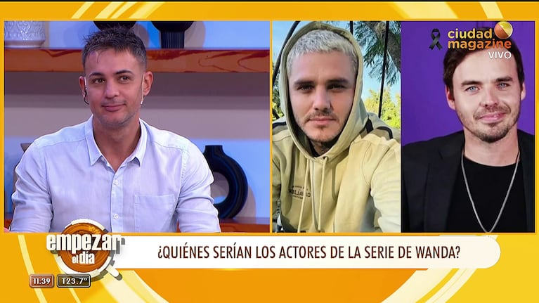 Benjamín Rojas interpretaría a Mauro Icardi en la serie de Wanda Nara (Foto: captura de Ciudad Magazine).