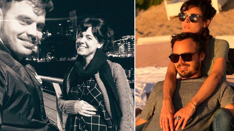 Benjamín Rojas publicó la primera foto de su novia, Martina, embarazada