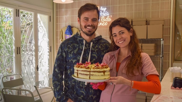 Benjamín Rojas reveló cuál es su rol en la pastelería de su pareja
