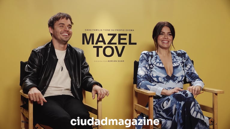 Benjamín Rojas y Natalie Pérez con Ciudad por Mazel Tov.