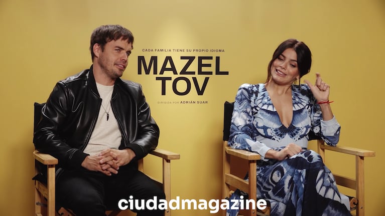 Benjamín Rojas y Natalie Pérez con Ciudad por Mazel Tov.