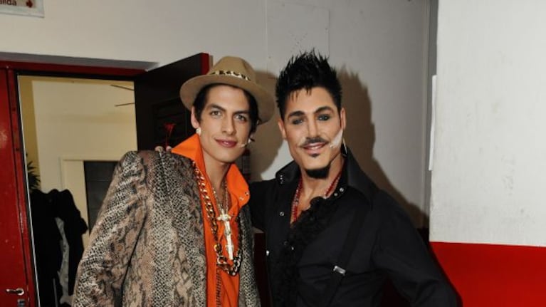 Benjamín Saavedra junto a Ricardo Fort, en los viejos buenos tiempos.
