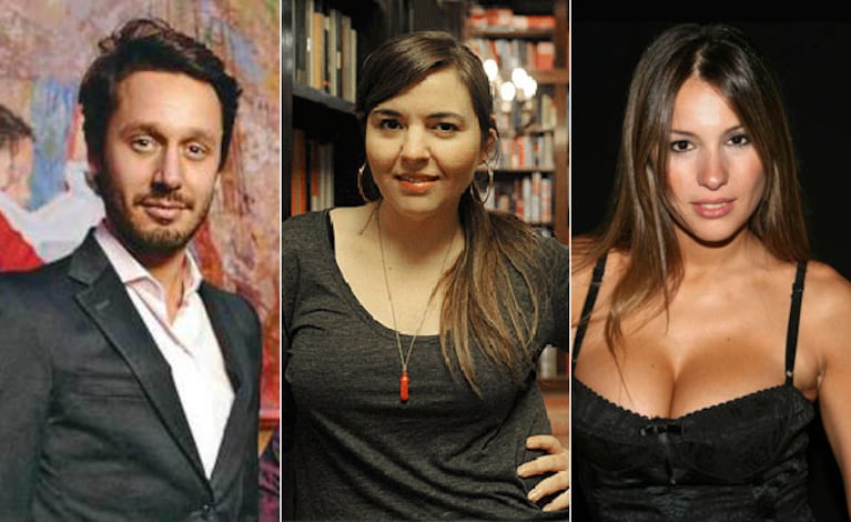 Benjamín Vicuña, Carolina Aguirre y Pampita. (Fotos: Web).