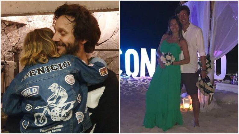 Benjamín Vicuña celebró el cumpleaños de Benicio en Chile, tras el anuncio del casamiento de Pampita