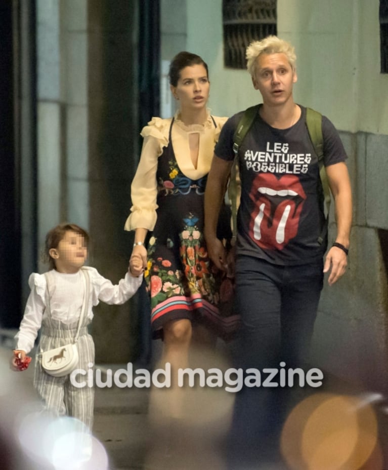 Benjamín Vicuña, China Suárez y Rufina: paseos en familia por las calles de Madrid