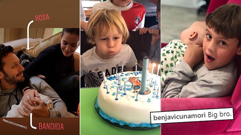 Benjamín Vicuña compartió fotos del cumpleaños de Beltrán: Seguimos celebrándote