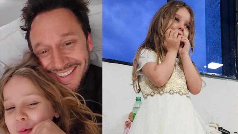 Benjamín Vicuña compartió las fotos más tiernas con Magnolia, su hija con China Suárez.