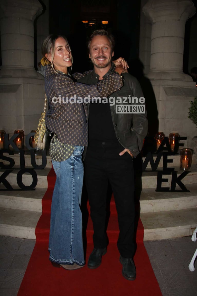 Benjamín Vicuña con Anita Espasandín (Foto: Movilpress)