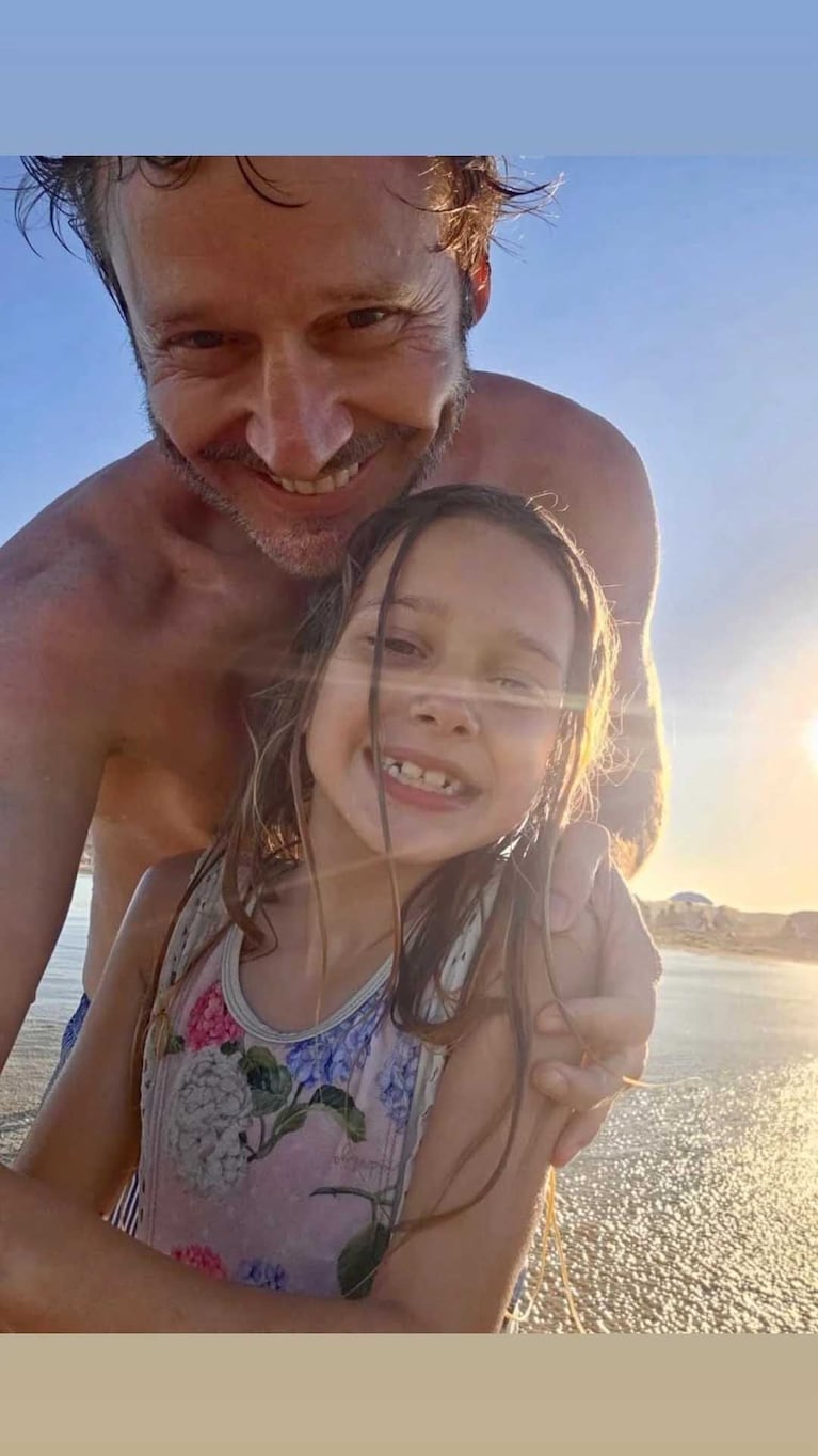 Benjamín Vicuña con Magnolia. Foto: Instagram @benjaminvicuna.ok