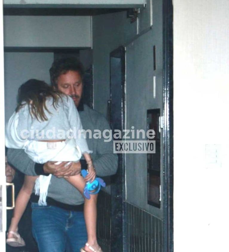 Benjamín Vicuña con su hija Magnolia, en noviembre de 2025. Foto: Movilpress