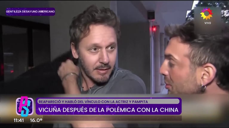 Benjamín Vicuña habló en Desayuno Americano (Foto: captura de eltrece).