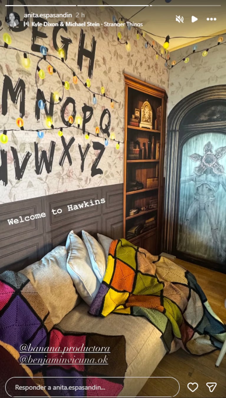 Benjamín Vicuña le armó una fiesta de Stranger Things a Magnolia: las fotos del cumpleaños. Crédito: Instagram