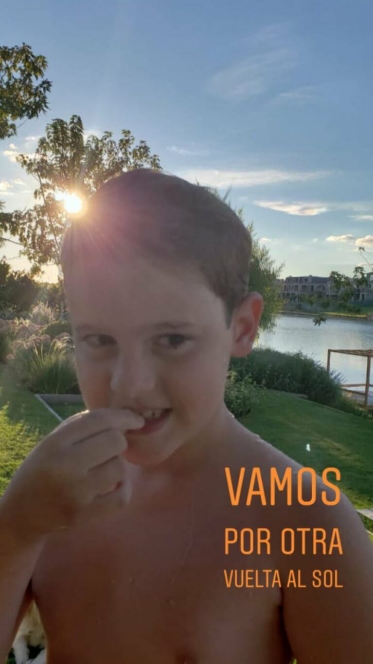 Benjamín Vicuña le celebró el cumpleaños a su hijo Bautista junto a sus hermanos: "Otra vuelta al sol"