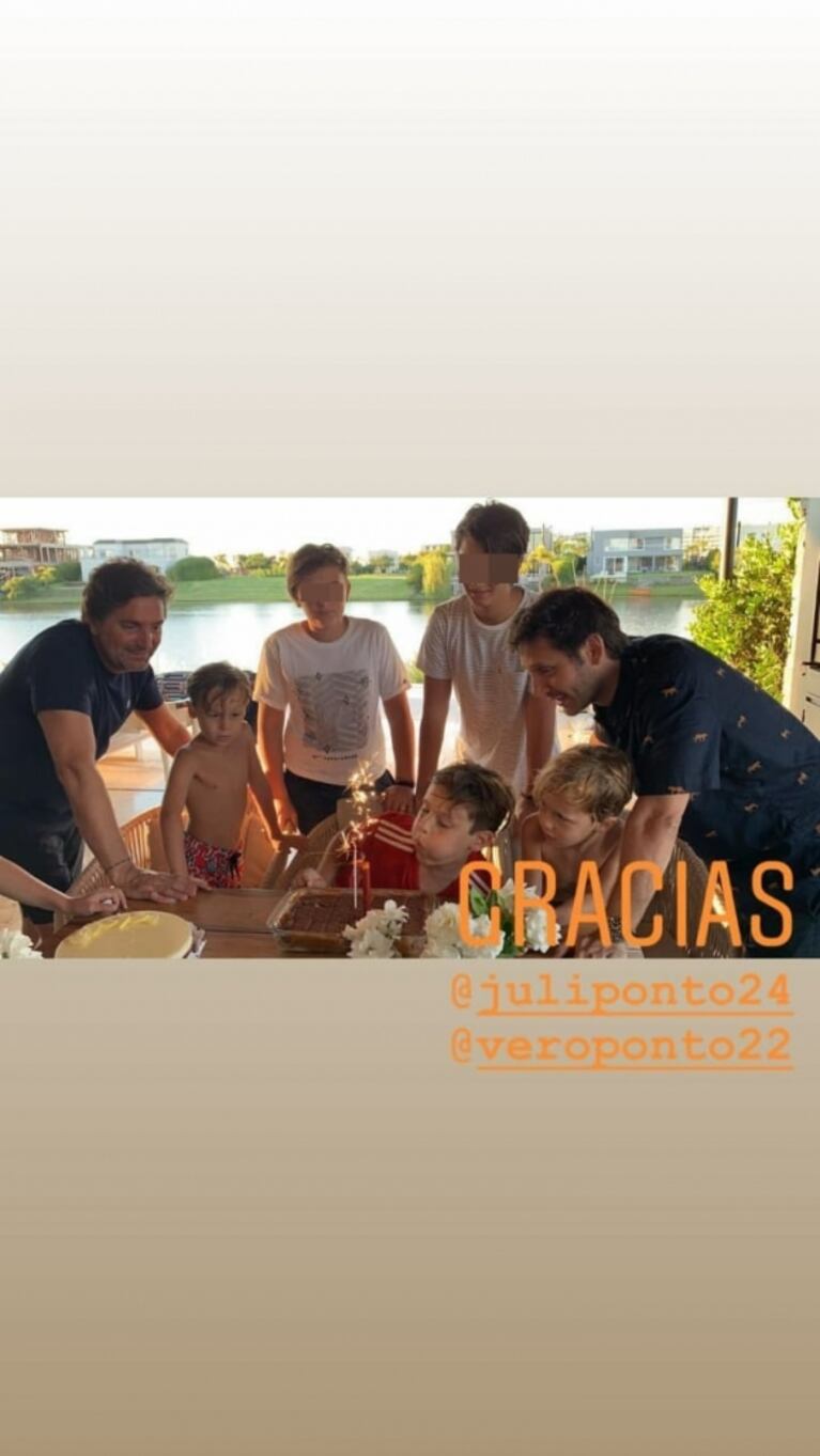 Benjamín Vicuña le celebró el cumpleaños a su hijo Bautista junto a sus hermanos: "Otra vuelta al sol"