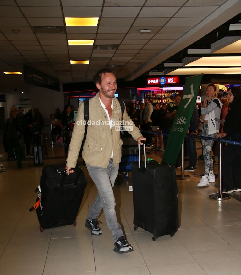 Benjamín Vicuña llegó a Argentina (Foto: Movilpress).