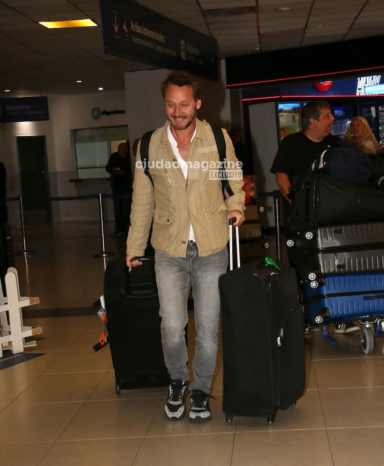 Benjamín Vicuña llegó a Argentina (Foto: Movilpress).