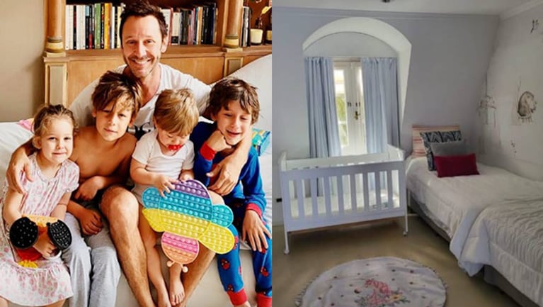 Benjamín Vicuña mostró cómo decoró el cuarto de sus hijos en su nueva casa.