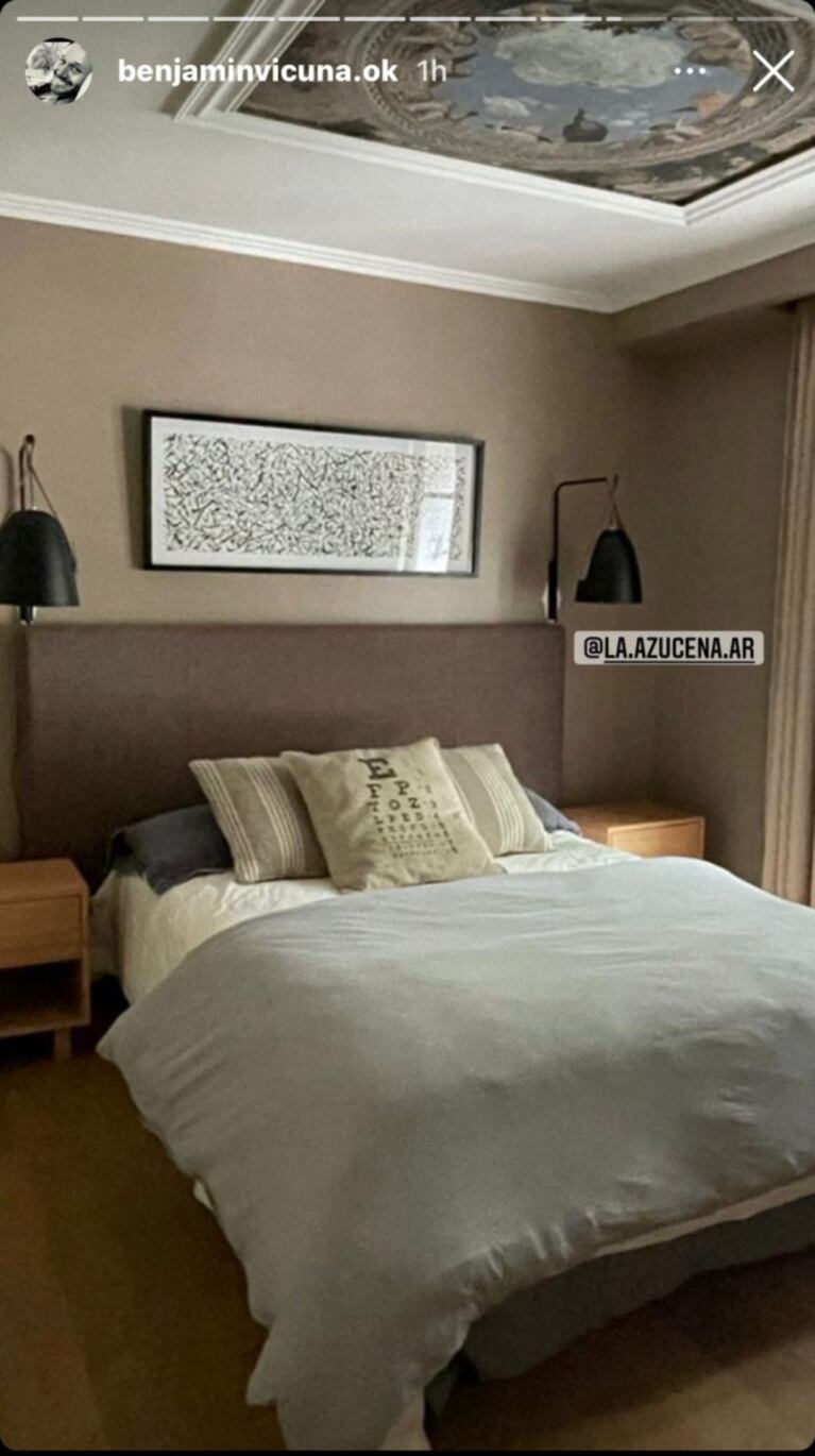 Benjamín Vicuña mostró fotos de cómo quedó la decoración de su nueva súper casa