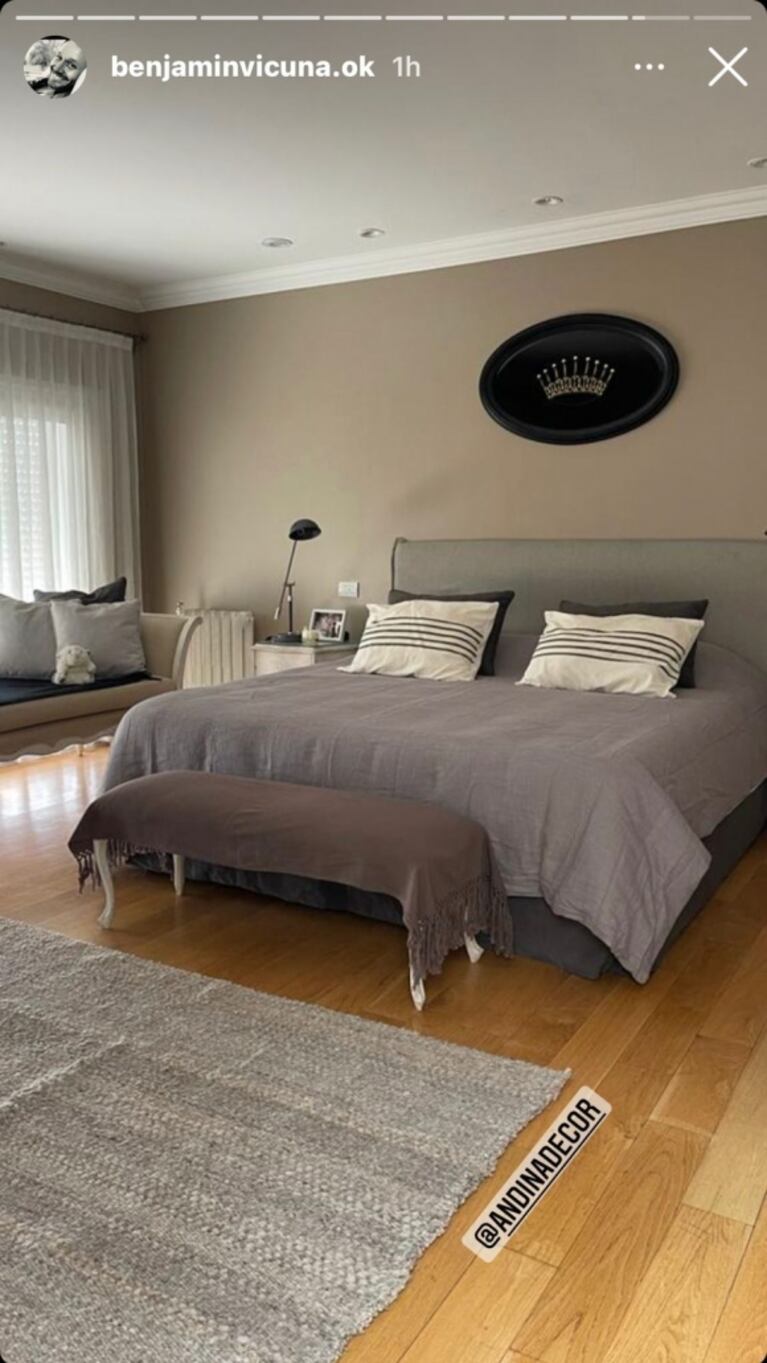 Benjamín Vicuña mostró fotos de cómo quedó la decoración de su nueva súper casa