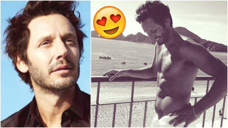 Benjamín Vicuña mostró sus abdominales de acero en Instagram (Fotos: Instagram)