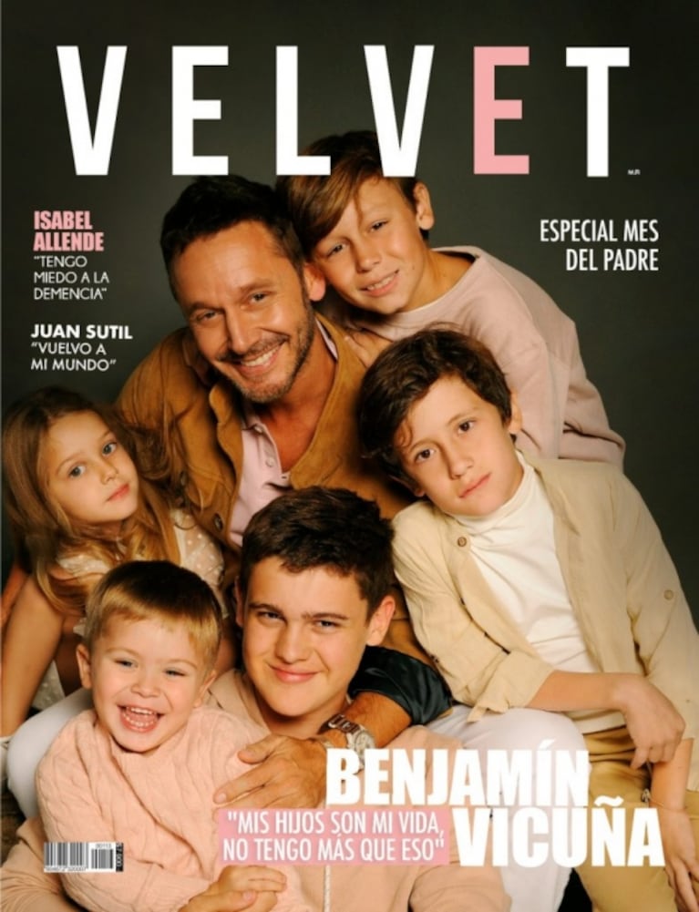 Benjamín Vicuña protagonizó una sesión de fotos con todos sus hijos: "Ellos son mi vida"