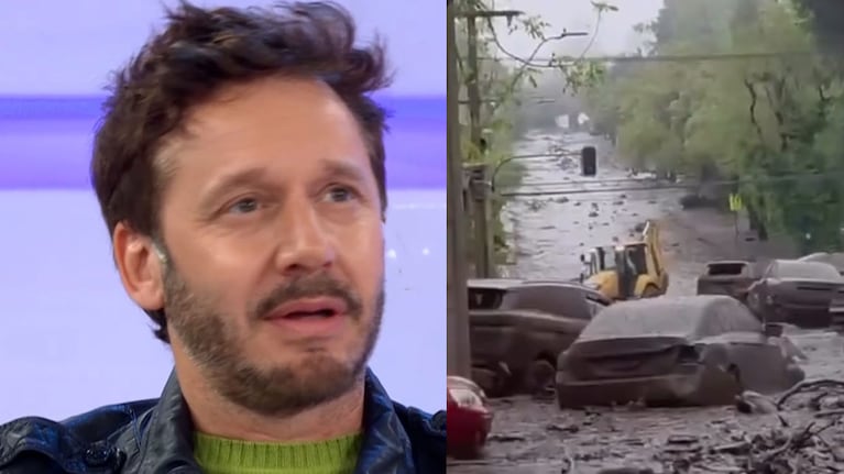 Benjamín Vicuña reaccionó al impactante aluvión en Chile (captura de eltrece e Instagram)