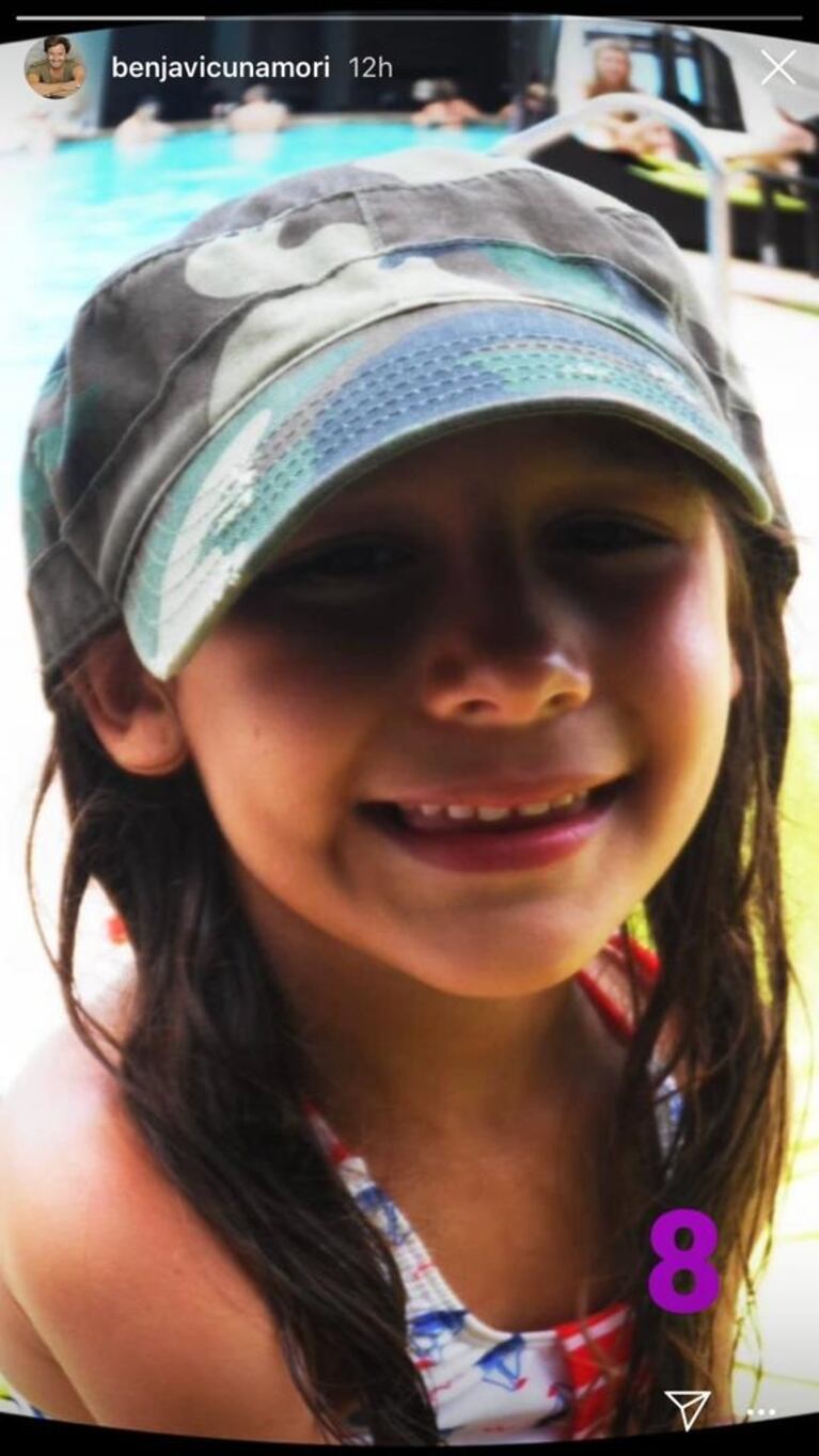 Benjamín Vicuña recordó a su hija Blanca con una hermosa foto inédita