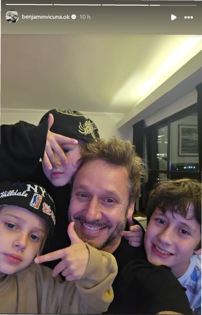 Benjamín Vicuña respondió a las críticas de la China Suárez con fotos familiares que sorprendieron en redes. CRÉDITO: Instagram/@benjaminvicuñaok