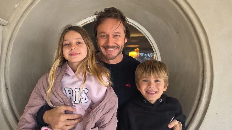 Benjamín Vicuña respondió a Mauro Icardi con contundentes fotos junto a sus hijos. Crédito: Instagram