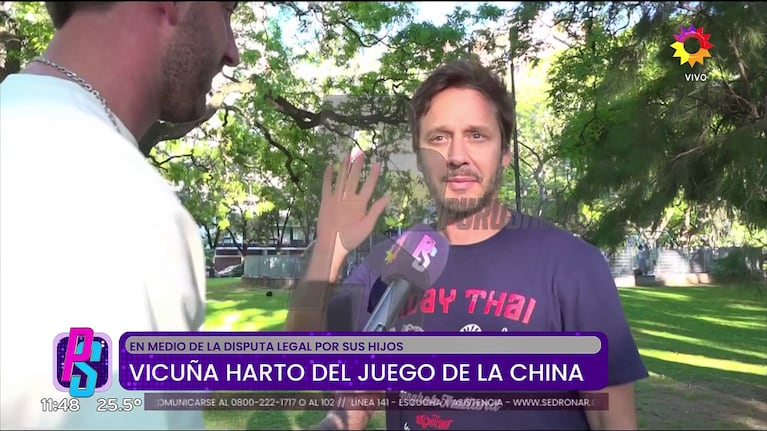 Benjamín Vicuña sobre el posteo de la China Suárez.