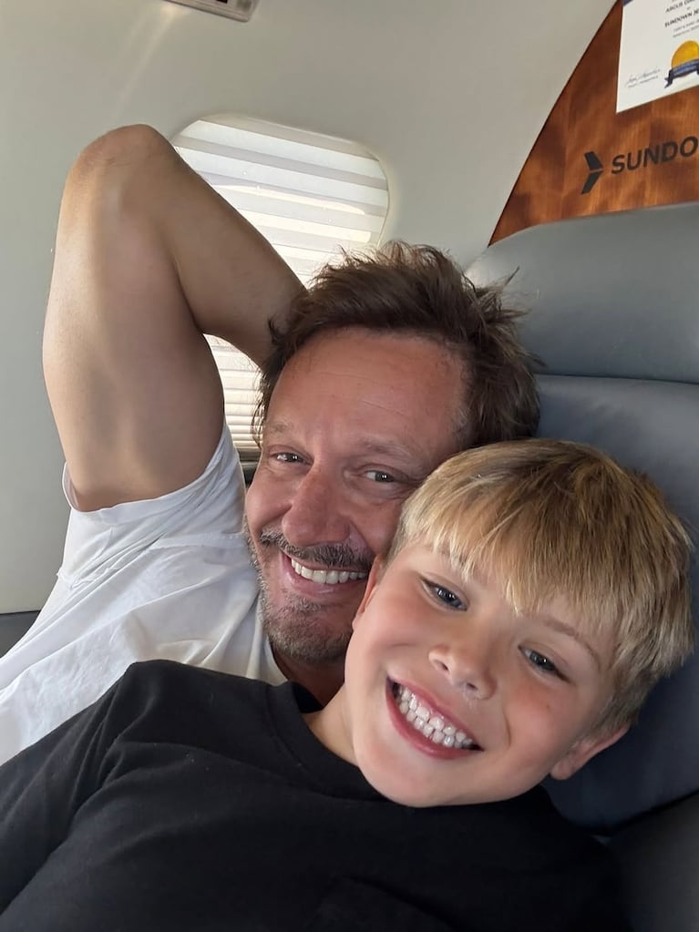 Benjamin Vicuña y Amancio. Foto: Instagram benjaminvicuna.ok