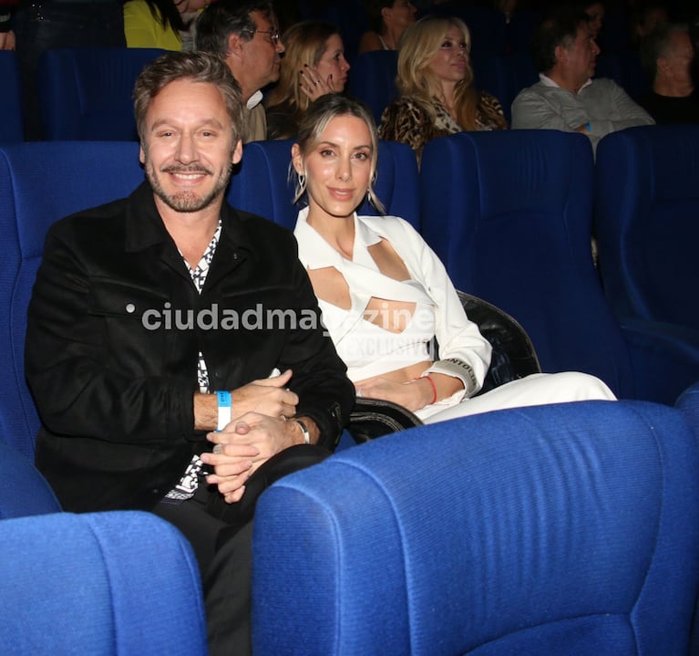 Benjamín Vicuña y Anita Espasandín en el estreno de Homo Argentum (Foto: Movilpress).