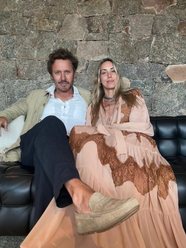 Benjamín Vicuña y Anita Espasandin. Foto: Instagram benjaminvicuna.ok