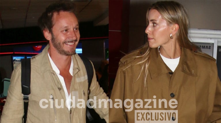 Benjamín Vicuña y Anita Espasandín volvieron a Argentina (Fotos: Movilpress).