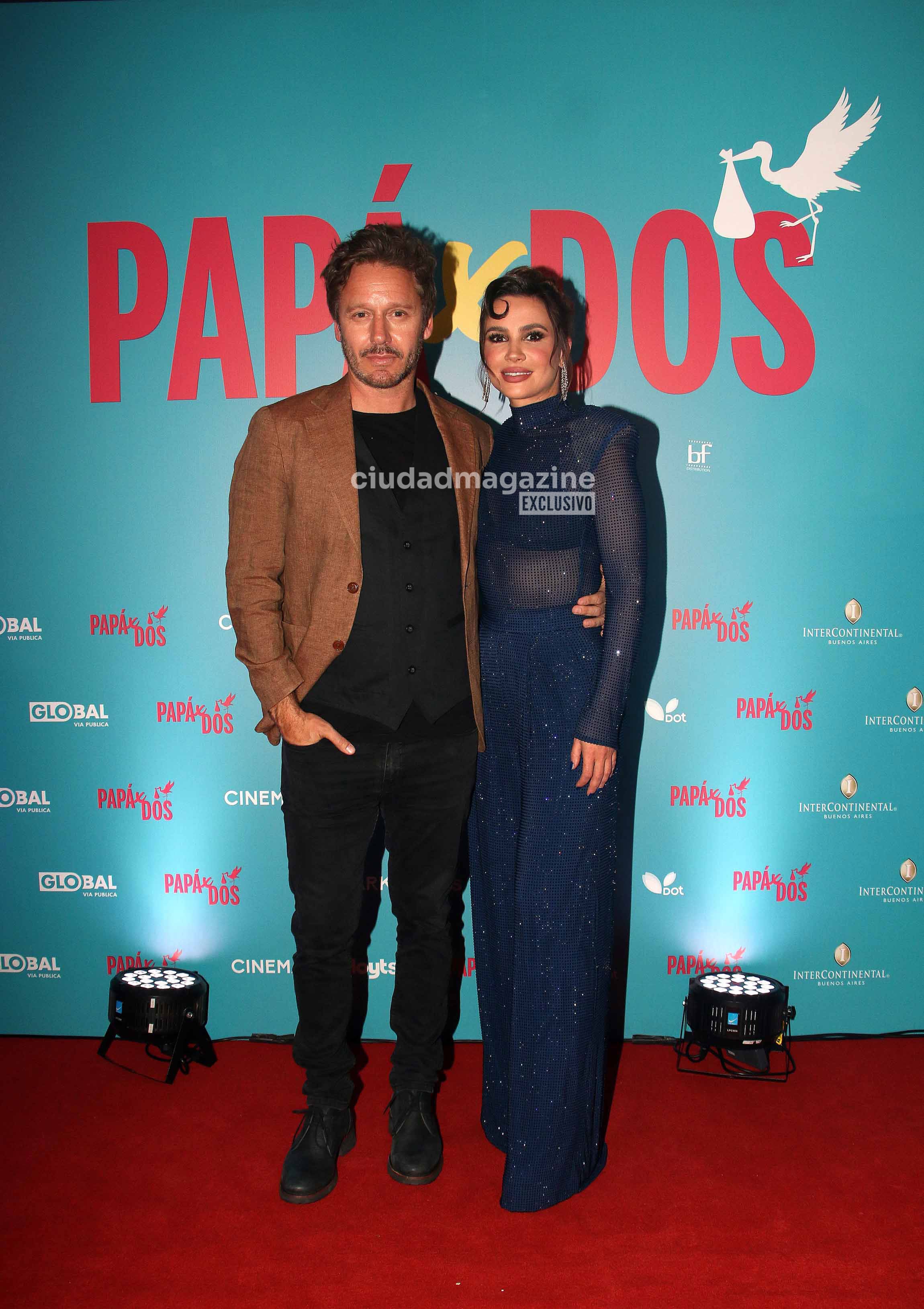 Benjamín VIcuña y Celeste Cid en la avant premier de Papá x dos. (Foto: @Movilpress)