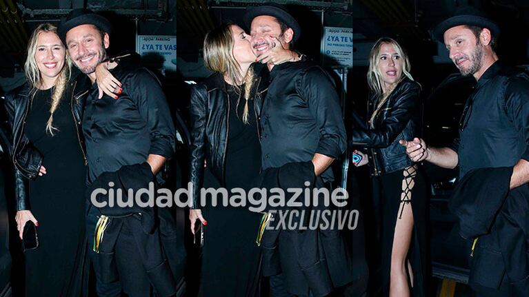 Benjamín Vicuña y Eli Sulichin se mostraron enamorados ante las cámaras de Ciudad (Fotos: Movilpress).