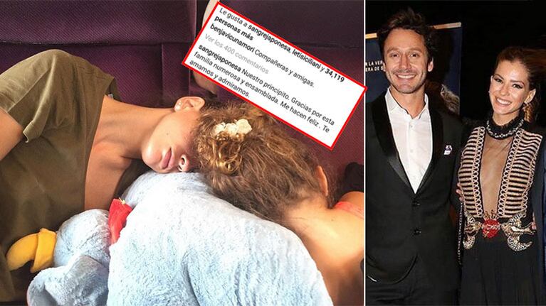 Benjamín Vicuña y la China Suárez intercambiaron halagos en Instagram Foto: Instagram.