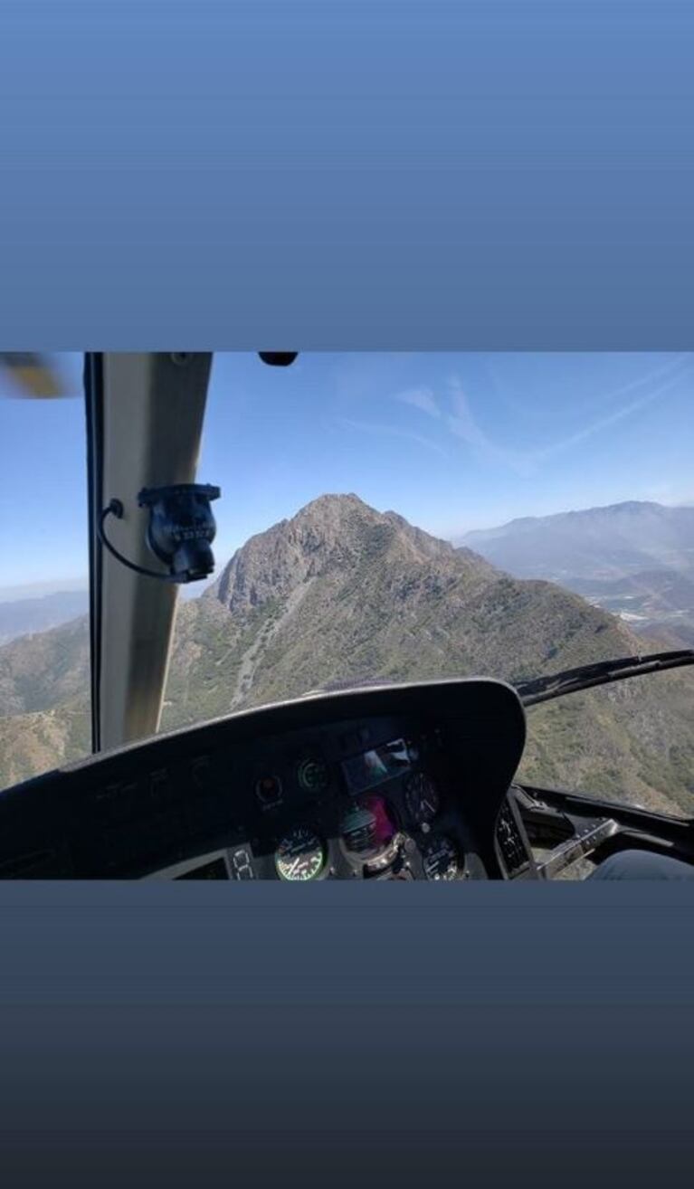 Benjamín Vicuña y la China Suárez junto a Magnolia en pleno vuelo por Valparaíso: "El amor está en el aire"