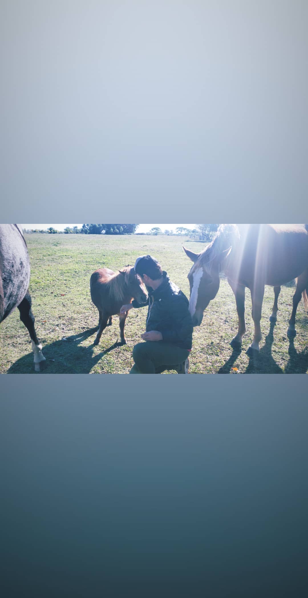 Benjamín Vicuña y la China Suárez, juntos en un día de campo. Foto: Instagram