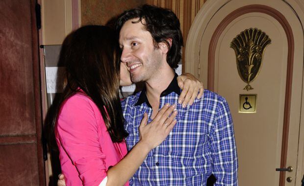 Benjamín Vicuña y Pampita, enamoradísimos en la función de prensa de La celebración. (Foto: Jennifer Rubio)