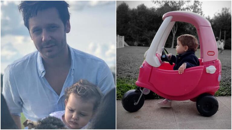 Benjamín Vicuña y una foto súper tierna de Magnolia manejando su propio autito: La vie en rose
