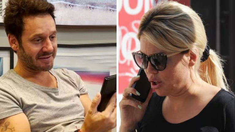 Benjamín Vicuña y Wanda Nara, muy conectados.