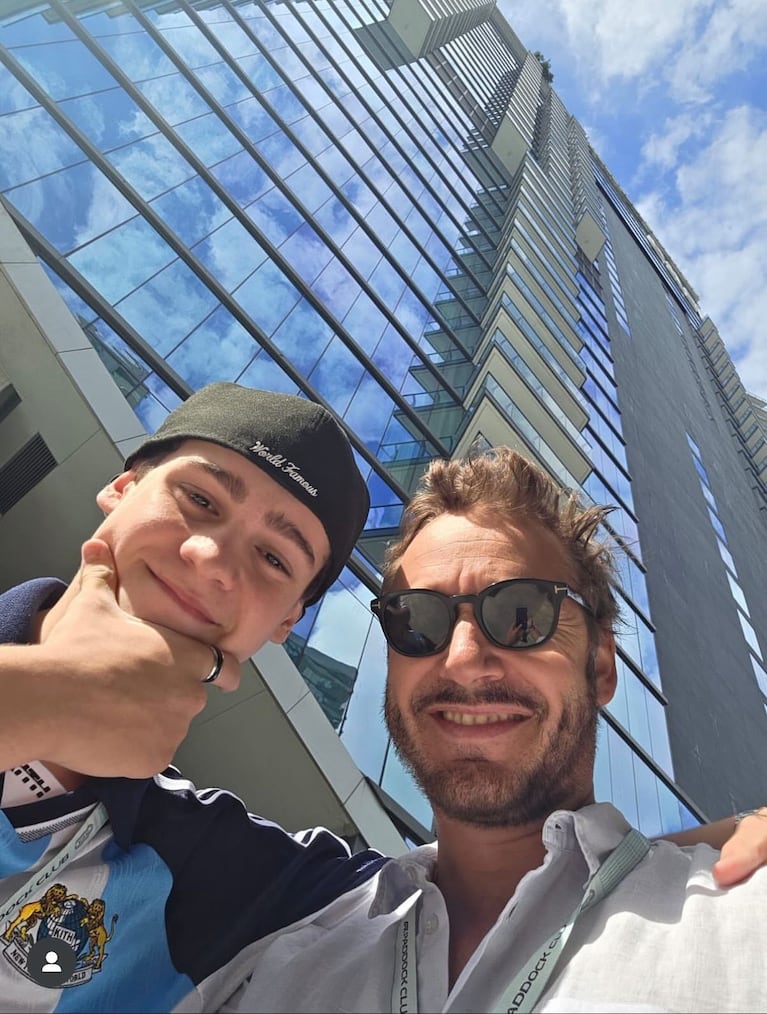 Benjamín y Bautista Vicuña en Miami (Foto: captura de Instagram).