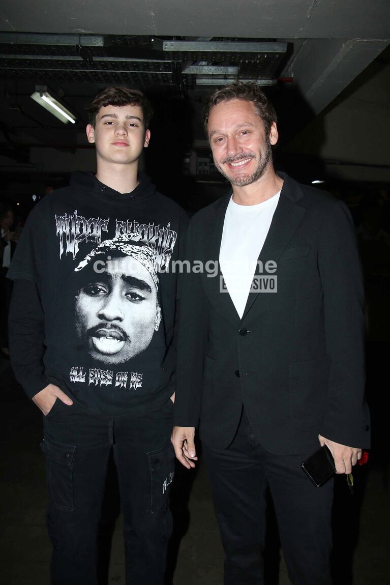 Benjamín y Bautista Vicuña en un evento.