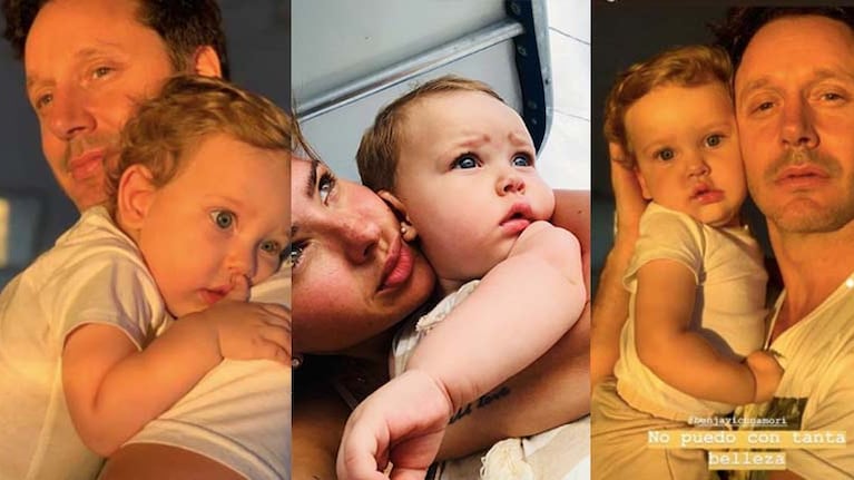 Benjamín y La China ahora muestran el rostro de su beba en las redes.