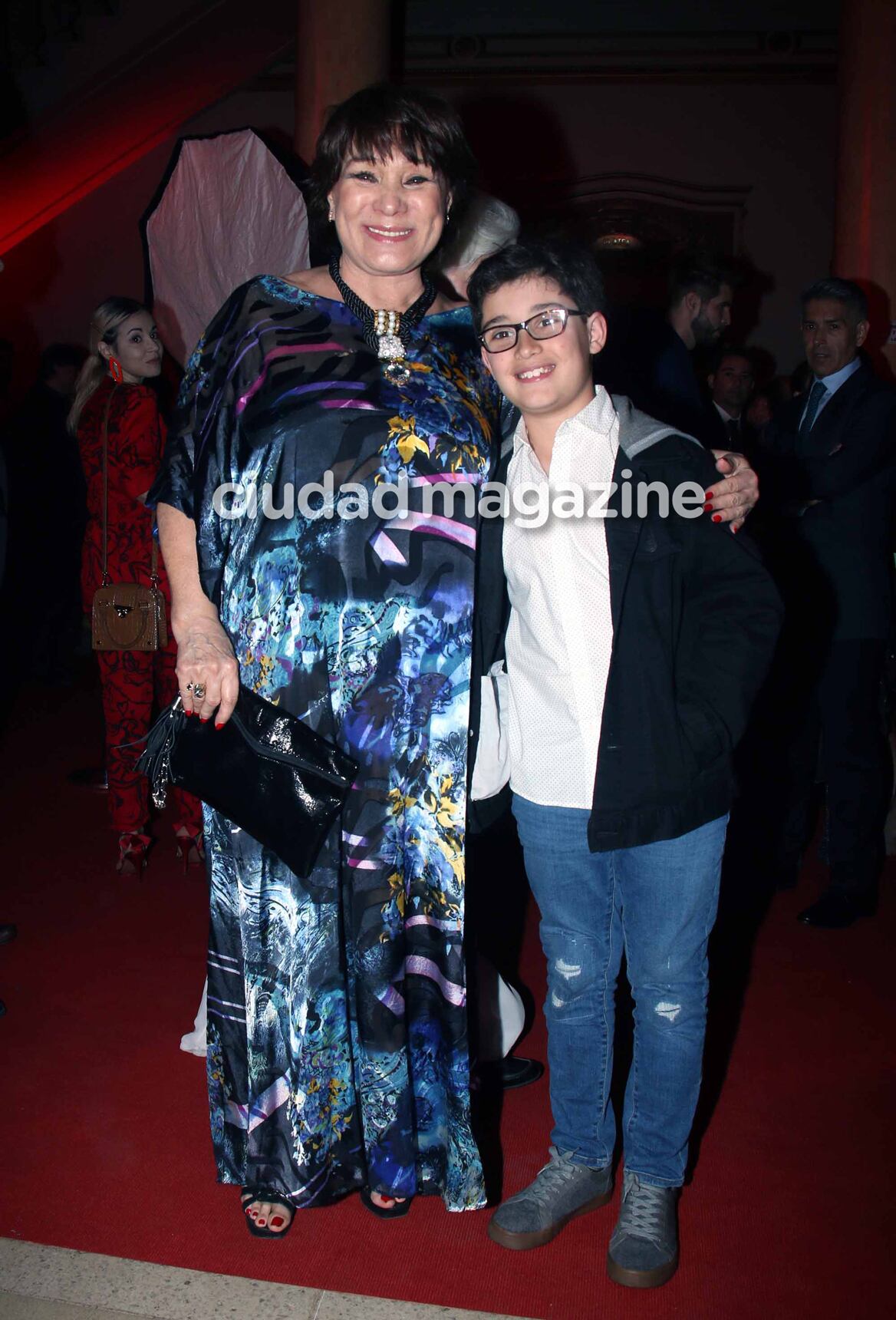 Betiana Blum en la gala de prensa de Cabaret. (Foto: Movilpress)