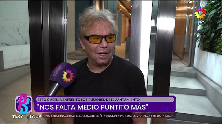 Beto Casella admitió el difícil momento que atraviesa en América.